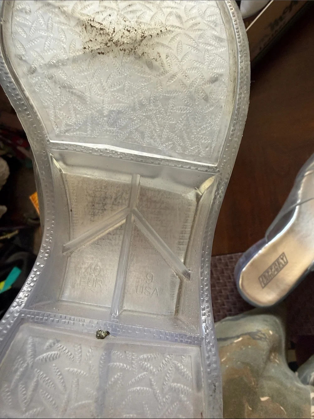 Jeffery Campbell clear Jelly Platform sandals